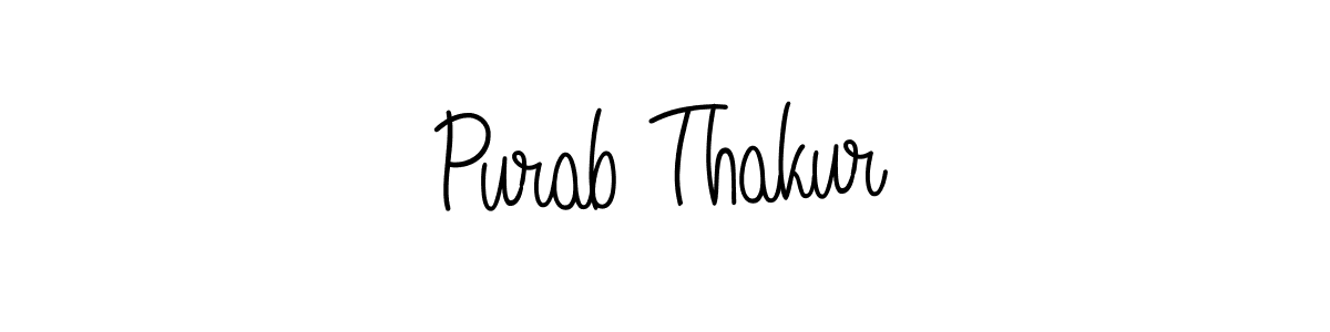 Make a beautiful signature design for name Purab Thakur. Use this online signature maker to create a handwritten signature for free. Purab Thakur signature style 5 images and pictures png