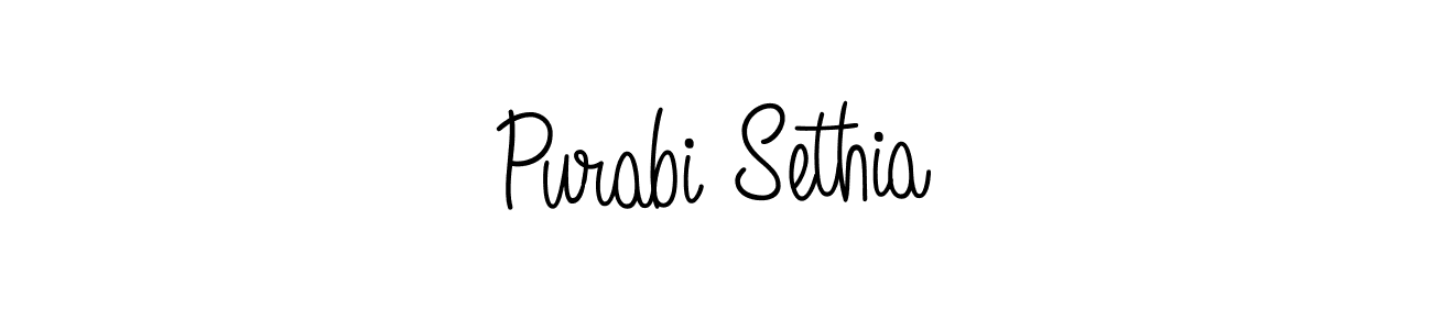 Make a beautiful signature design for name Purabi Sethia. Use this online signature maker to create a handwritten signature for free. Purabi Sethia signature style 5 images and pictures png