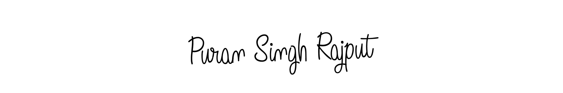 Use a signature maker to create a handwritten signature online. With this signature software, you can design (Angelique-Rose-font-FFP) your own signature for name Puran Singh Rajput. Puran Singh Rajput signature style 5 images and pictures png