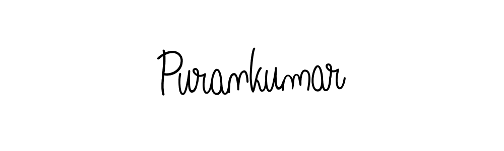 Use a signature maker to create a handwritten signature online. With this signature software, you can design (Angelique-Rose-font-FFP) your own signature for name Purankumar. Purankumar signature style 5 images and pictures png