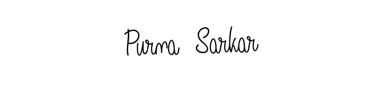 Make a beautiful signature design for name Purna  Sarkar. Use this online signature maker to create a handwritten signature for free. Purna  Sarkar signature style 5 images and pictures png