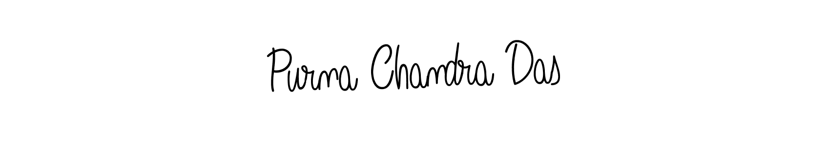 Purna Chandra Das stylish signature style. Best Handwritten Sign (Angelique-Rose-font-FFP) for my name. Handwritten Signature Collection Ideas for my name Purna Chandra Das. Purna Chandra Das signature style 5 images and pictures png