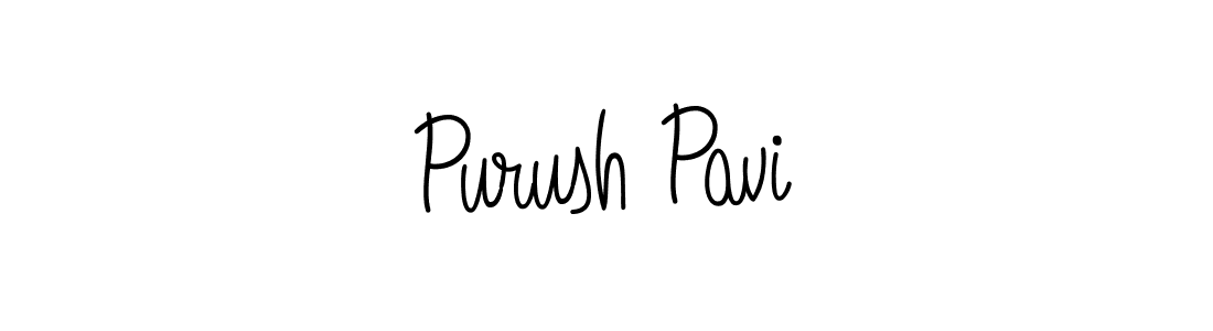 You should practise on your own different ways (Angelique-Rose-font-FFP) to write your name (Purush Pavi) in signature. don't let someone else do it for you. Purush Pavi signature style 5 images and pictures png