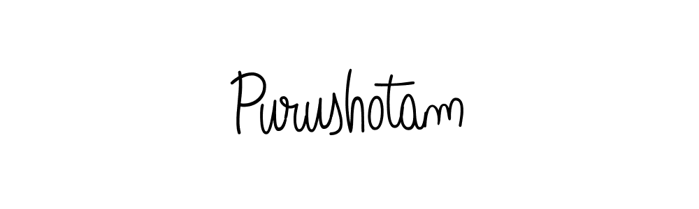 Create a beautiful signature design for name Purushotam. With this signature (Angelique-Rose-font-FFP) fonts, you can make a handwritten signature for free. Purushotam signature style 5 images and pictures png
