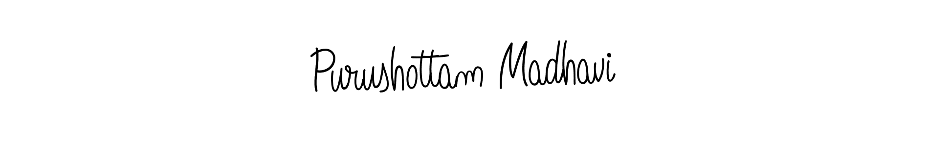 You can use this online signature creator to create a handwritten signature for the name Purushottam Madhavi. This is the best online autograph maker. Purushottam Madhavi signature style 5 images and pictures png