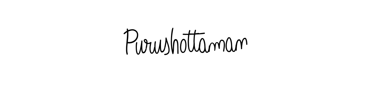 Create a beautiful signature design for name Purushottaman. With this signature (Angelique-Rose-font-FFP) fonts, you can make a handwritten signature for free. Purushottaman signature style 5 images and pictures png