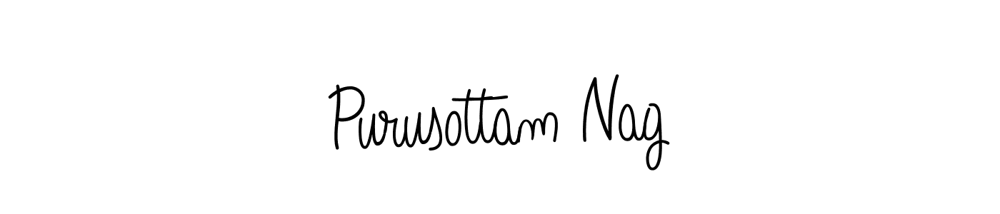 Also we have Purusottam Nag name is the best signature style. Create professional handwritten signature collection using Angelique-Rose-font-FFP autograph style. Purusottam Nag signature style 5 images and pictures png