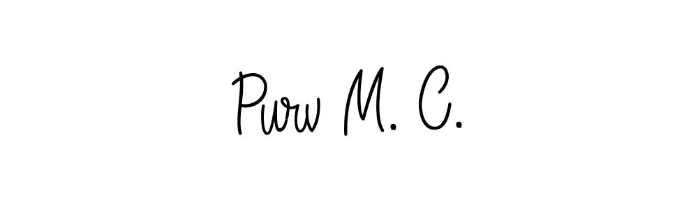 Similarly Angelique-Rose-font-FFP is the best handwritten signature design. Signature creator online .You can use it as an online autograph creator for name Purv M. C.. Purv M. C. signature style 5 images and pictures png