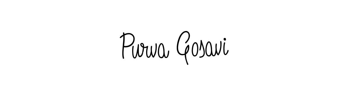 Here are the top 10 professional signature styles for the name Purva Gosavi. These are the best autograph styles you can use for your name. Purva Gosavi signature style 5 images and pictures png