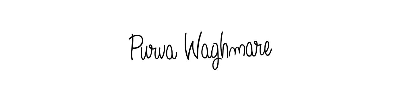 Make a short Purva Waghmare signature style. Manage your documents anywhere anytime using Angelique-Rose-font-FFP. Create and add eSignatures, submit forms, share and send files easily. Purva Waghmare signature style 5 images and pictures png