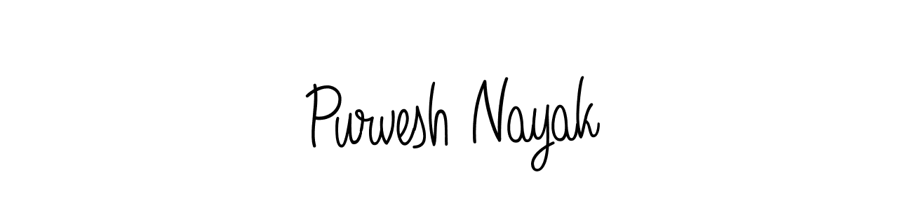 Make a beautiful signature design for name Purvesh Nayak. With this signature (Angelique-Rose-font-FFP) style, you can create a handwritten signature for free. Purvesh Nayak signature style 5 images and pictures png