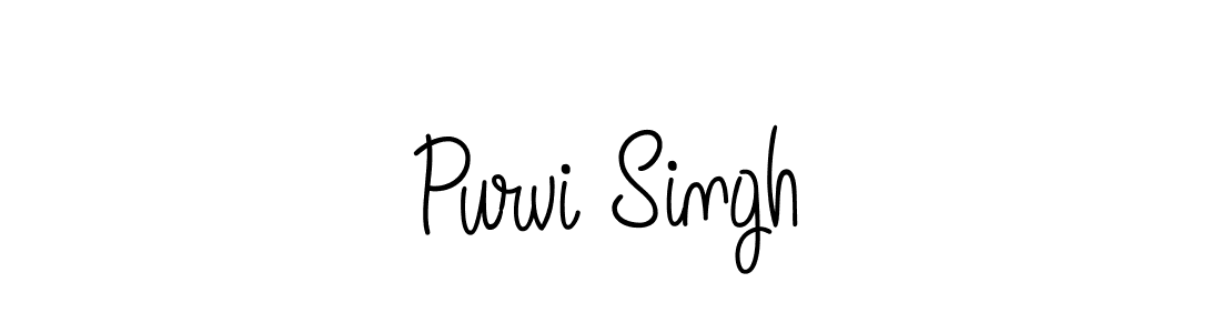 Angelique-Rose-font-FFP is a professional signature style that is perfect for those who want to add a touch of class to their signature. It is also a great choice for those who want to make their signature more unique. Get Purvi Singh name to fancy signature for free. Purvi Singh signature style 5 images and pictures png