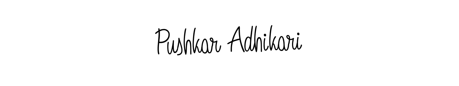 Angelique-Rose-font-FFP is a professional signature style that is perfect for those who want to add a touch of class to their signature. It is also a great choice for those who want to make their signature more unique. Get Pushkar Adhikari name to fancy signature for free. Pushkar Adhikari signature style 5 images and pictures png