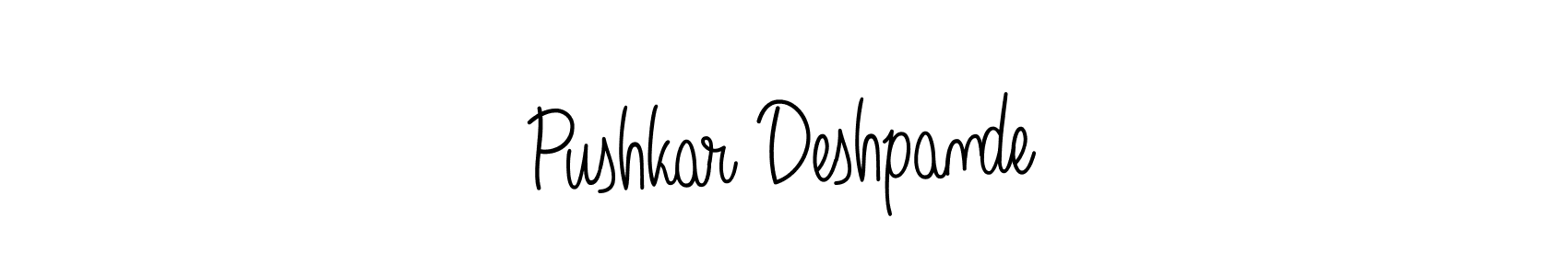 Here are the top 10 professional signature styles for the name Pushkar Deshpande. These are the best autograph styles you can use for your name. Pushkar Deshpande signature style 5 images and pictures png