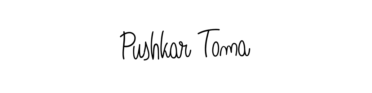 It looks lik you need a new signature style for name Pushkar Toma. Design unique handwritten (Angelique-Rose-font-FFP) signature with our free signature maker in just a few clicks. Pushkar Toma signature style 5 images and pictures png