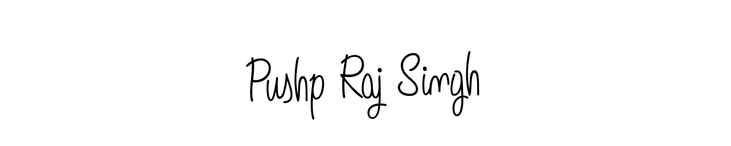 How to make Pushp Raj Singh name signature. Use Angelique-Rose-font-FFP style for creating short signs online. This is the latest handwritten sign. Pushp Raj Singh signature style 5 images and pictures png