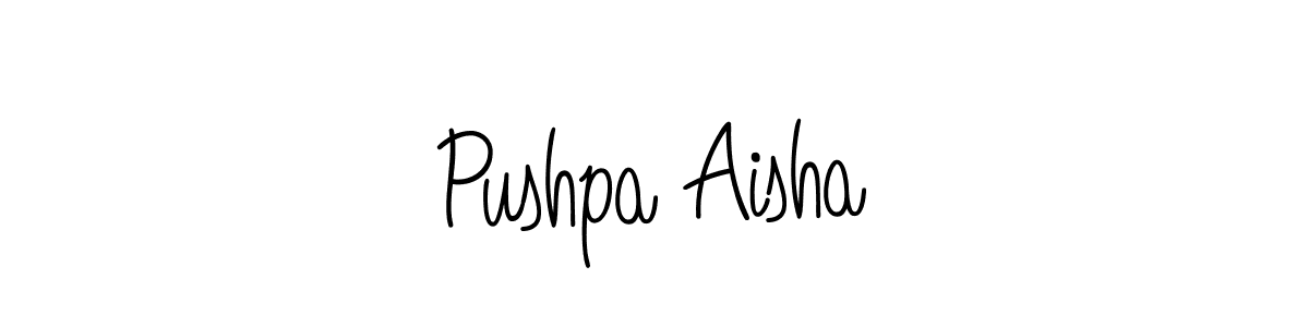 Here are the top 10 professional signature styles for the name Pushpa Aisha. These are the best autograph styles you can use for your name. Pushpa Aisha signature style 5 images and pictures png