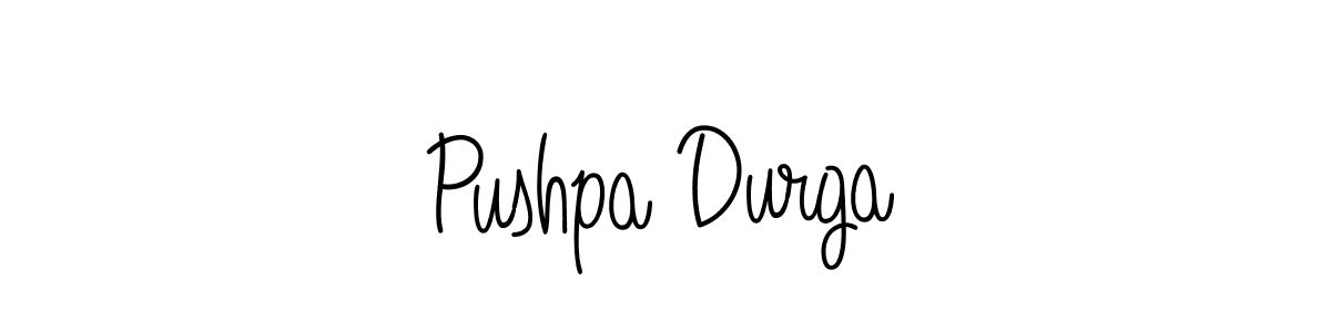 How to make Pushpa Durga signature? Angelique-Rose-font-FFP is a professional autograph style. Create handwritten signature for Pushpa Durga name. Pushpa Durga signature style 5 images and pictures png