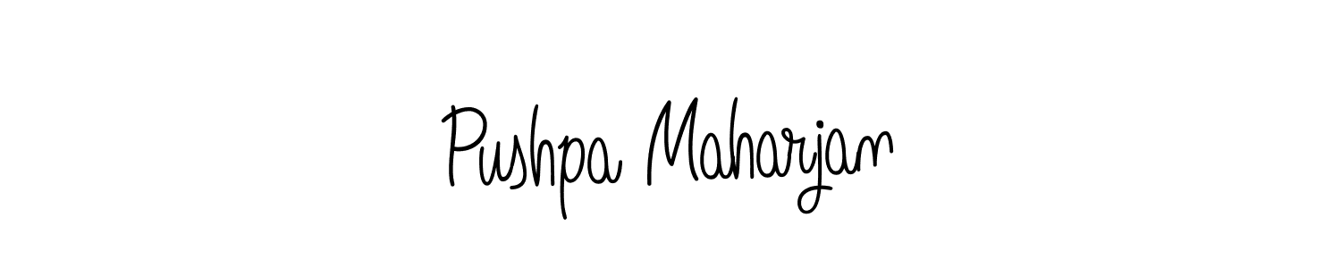 Make a beautiful signature design for name Pushpa Maharjan. Use this online signature maker to create a handwritten signature for free. Pushpa Maharjan signature style 5 images and pictures png