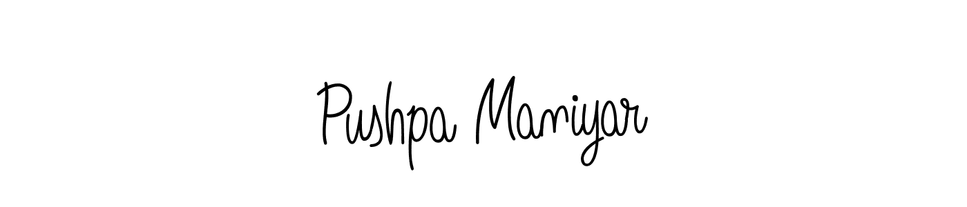 Here are the top 10 professional signature styles for the name Pushpa Maniyar. These are the best autograph styles you can use for your name. Pushpa Maniyar signature style 5 images and pictures png