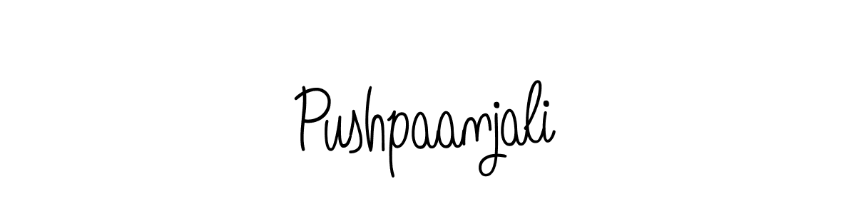 Make a short Pushpaanjali signature style. Manage your documents anywhere anytime using Angelique-Rose-font-FFP. Create and add eSignatures, submit forms, share and send files easily. Pushpaanjali signature style 5 images and pictures png
