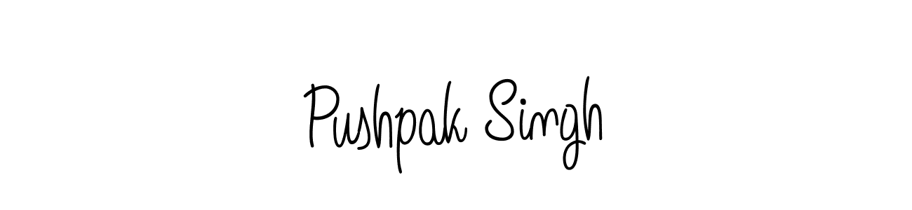Create a beautiful signature design for name Pushpak Singh. With this signature (Angelique-Rose-font-FFP) fonts, you can make a handwritten signature for free. Pushpak Singh signature style 5 images and pictures png