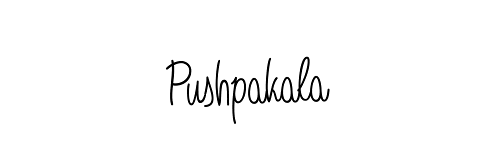 How to Draw Pushpakala signature style? Angelique-Rose-font-FFP is a latest design signature styles for name Pushpakala. Pushpakala signature style 5 images and pictures png