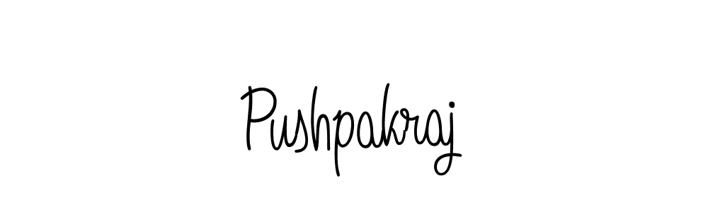 Pushpakraj stylish signature style. Best Handwritten Sign (Angelique-Rose-font-FFP) for my name. Handwritten Signature Collection Ideas for my name Pushpakraj. Pushpakraj signature style 5 images and pictures png