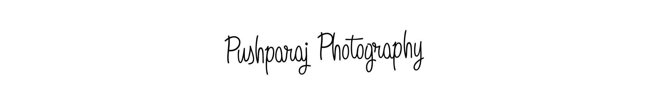 How to make Pushparaj Photography name signature. Use Angelique-Rose-font-FFP style for creating short signs online. This is the latest handwritten sign. Pushparaj Photography signature style 5 images and pictures png