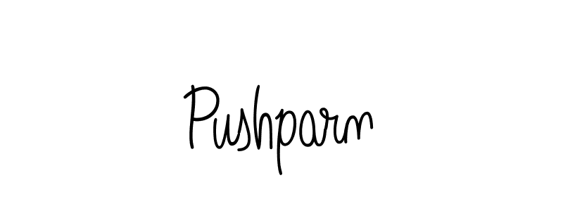 How to Draw Pushparn signature style? Angelique-Rose-font-FFP is a latest design signature styles for name Pushparn. Pushparn signature style 5 images and pictures png