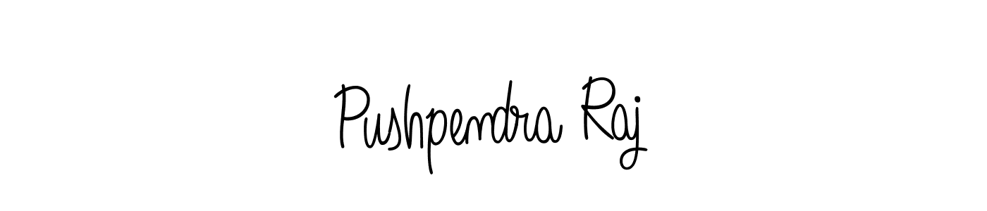 Also we have Pushpendra Raj name is the best signature style. Create professional handwritten signature collection using Angelique-Rose-font-FFP autograph style. Pushpendra Raj signature style 5 images and pictures png