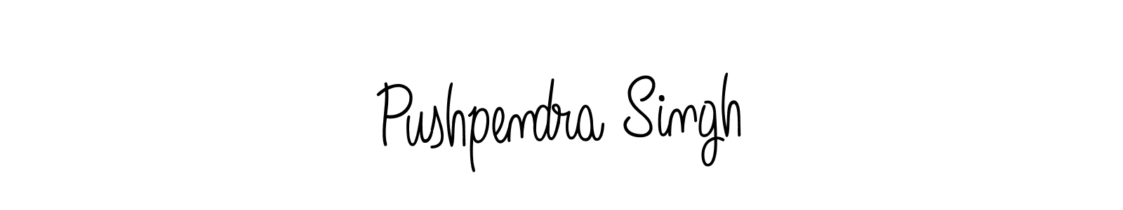 Use a signature maker to create a handwritten signature online. With this signature software, you can design (Angelique-Rose-font-FFP) your own signature for name Pushpendra Singh. Pushpendra Singh signature style 5 images and pictures png