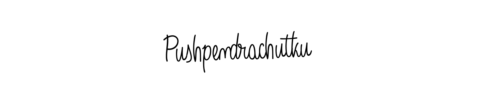 Create a beautiful signature design for name Pushpendrachutku. With this signature (Angelique-Rose-font-FFP) fonts, you can make a handwritten signature for free. Pushpendrachutku signature style 5 images and pictures png