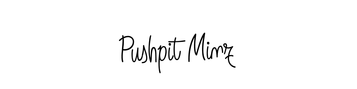 It looks lik you need a new signature style for name Pushpit Minz. Design unique handwritten (Angelique-Rose-font-FFP) signature with our free signature maker in just a few clicks. Pushpit Minz signature style 5 images and pictures png