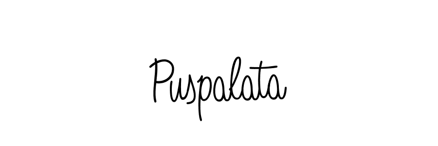 Best and Professional Signature Style for Puspalata. Angelique-Rose-font-FFP Best Signature Style Collection. Puspalata signature style 5 images and pictures png