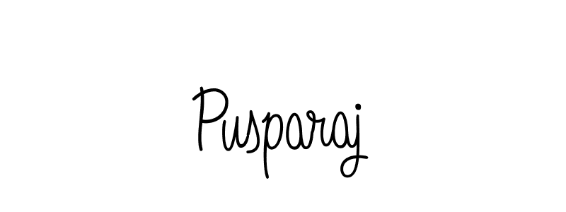 How to Draw Pusparaj signature style? Angelique-Rose-font-FFP is a latest design signature styles for name Pusparaj. Pusparaj signature style 5 images and pictures png