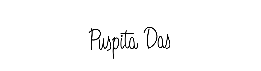Create a beautiful signature design for name Puspita Das. With this signature (Angelique-Rose-font-FFP) fonts, you can make a handwritten signature for free. Puspita Das signature style 5 images and pictures png