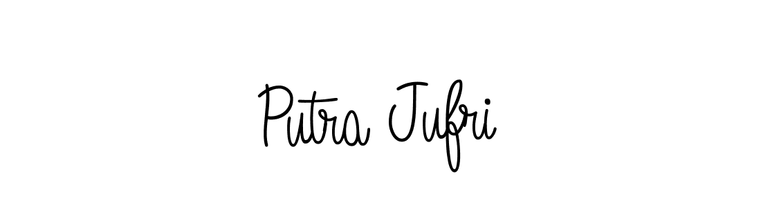 Similarly Angelique-Rose-font-FFP is the best handwritten signature design. Signature creator online .You can use it as an online autograph creator for name Putra Jufri. Putra Jufri signature style 5 images and pictures png