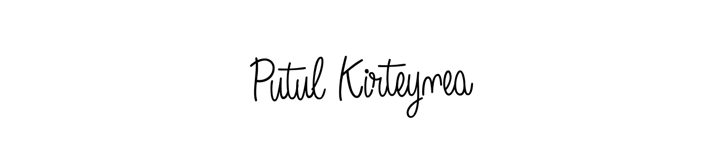 Similarly Angelique-Rose-font-FFP is the best handwritten signature design. Signature creator online .You can use it as an online autograph creator for name Putul Kirteynea. Putul Kirteynea signature style 5 images and pictures png