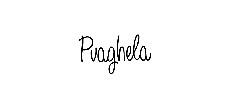 Create a beautiful signature design for name Pvaghela. With this signature (Angelique-Rose-font-FFP) fonts, you can make a handwritten signature for free. Pvaghela signature style 5 images and pictures png