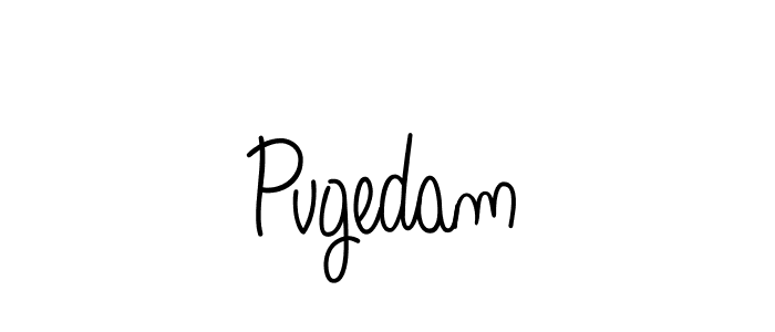 How to make Pvgedam signature? Angelique-Rose-font-FFP is a professional autograph style. Create handwritten signature for Pvgedam name. Pvgedam signature style 5 images and pictures png