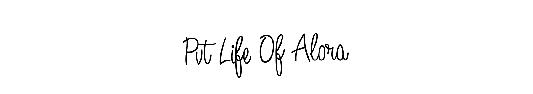 Pvt Life Of Alora stylish signature style. Best Handwritten Sign (Angelique-Rose-font-FFP) for my name. Handwritten Signature Collection Ideas for my name Pvt Life Of Alora. Pvt Life Of Alora signature style 5 images and pictures png