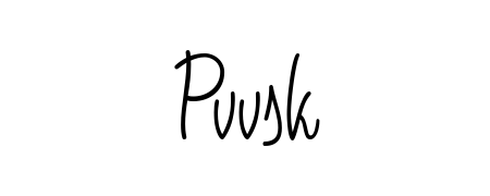 Give your name Pvvsk an exquisite flair with the Angelique-Rose-font-FFP script font. Ideal for contracts, resumes, and formal letterheads. Pvvsk signature style 5 images and pictures png
