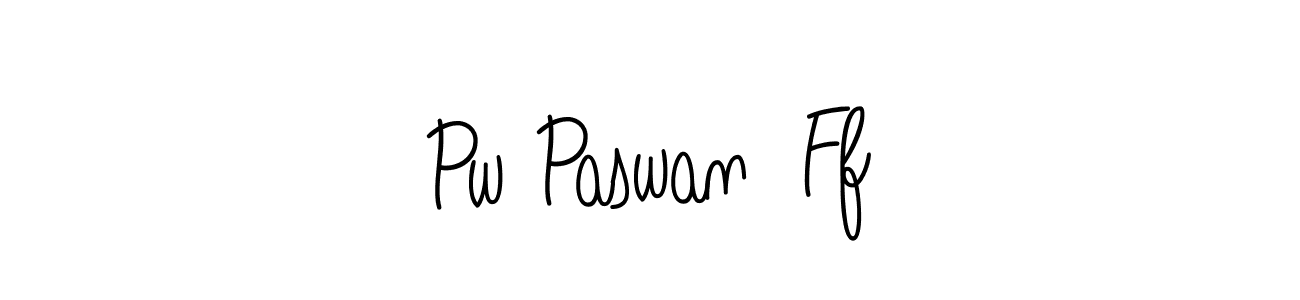 Best and Professional Signature Style for Pw Paswan  Ff. Angelique-Rose-font-FFP Best Signature Style Collection. Pw Paswan  Ff signature style 5 images and pictures png