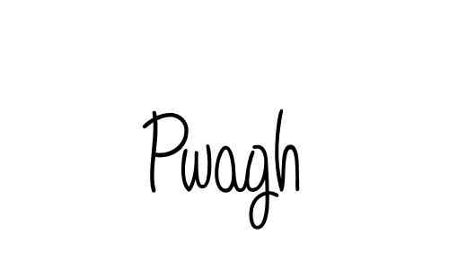 You should practise on your own different ways (Angelique-Rose-font-FFP) to write your name (Pwagh) in signature. don't let someone else do it for you. Pwagh signature style 5 images and pictures png