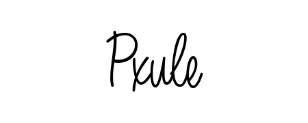 A stylish, flowing autograph style designed for name Pxule using Angelique-Rose-font-FFP typography. Perfect for digital creative projects. Pxule signature style 5 images and pictures png