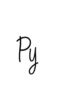 Use a signature maker to create a handwritten signature online. With this signature software, you can design (Angelique-Rose-font-FFP) your own signature for name Py. Py signature style 5 images and pictures png