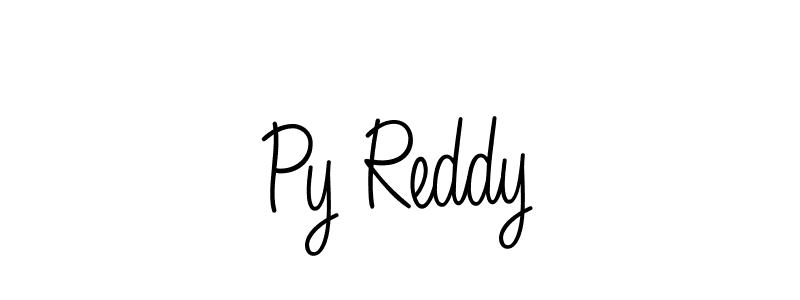 How to Draw Py Reddy signature style? Angelique-Rose-font-FFP is a latest design signature styles for name Py Reddy. Py Reddy signature style 5 images and pictures png