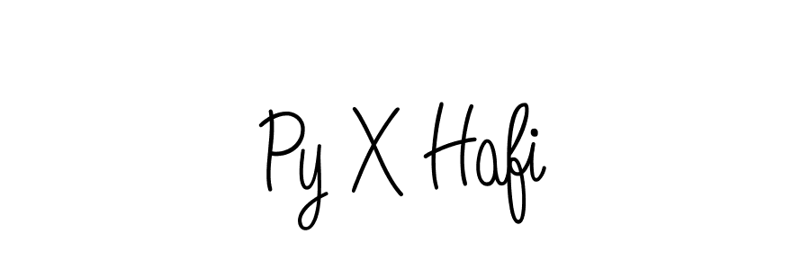 Once you've used our free online signature maker to create your best signature Angelique-Rose-font-FFP style, it's time to enjoy all of the benefits that Py X Hafi name signing documents. Py X Hafi signature style 5 images and pictures png