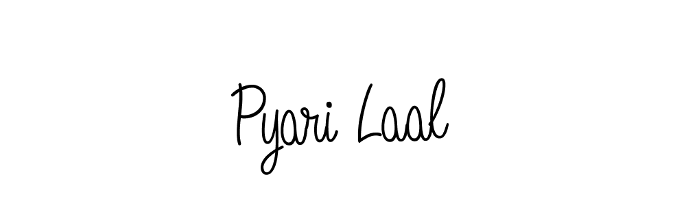 Make a beautiful signature design for name Pyari Laal. With this signature (Angelique-Rose-font-FFP) style, you can create a handwritten signature for free. Pyari Laal signature style 5 images and pictures png